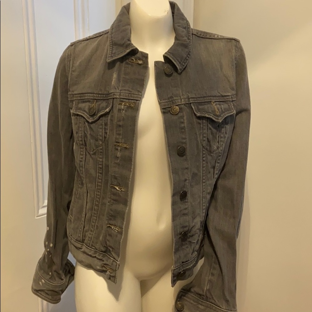 Old navy grey jean jacket